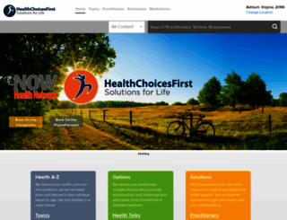 healthchoicesfirst.com screenshot