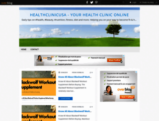 healthclinicusa.over-blog.com screenshot