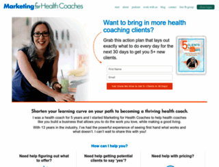 healthcoachva.com screenshot