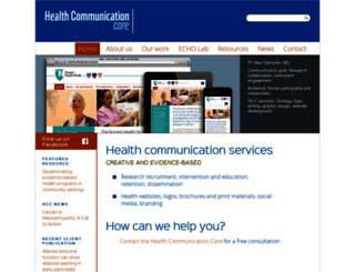 healthcommcore.org screenshot