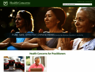 healthconcerns.com screenshot