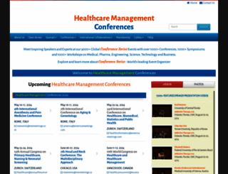 healthconferences.org screenshot