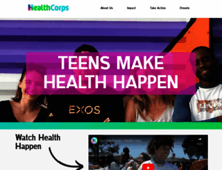 healthcorps.net screenshot