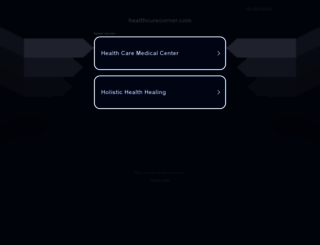 healthcurecorner.com screenshot