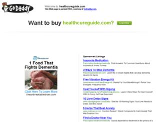 healthcureguide.com screenshot