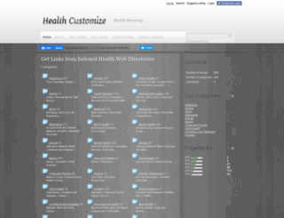 healthcustomize.com screenshot
