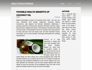 healthdailynews.weebly.com screenshot