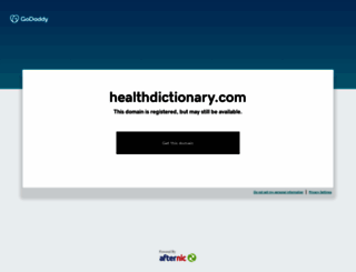 healthdictionary.com screenshot