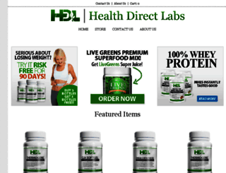 healthdirectlabs.com screenshot