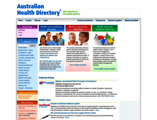healthdirectory.com.au screenshot