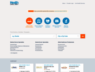 healthdirectory.com screenshot