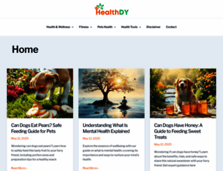 healthdy.com screenshot