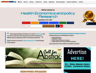 healtheconomics.global-summit.com screenshot