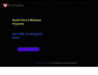healthfairsdirect.com screenshot