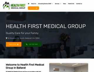 healthfirstballarat.com.au screenshot