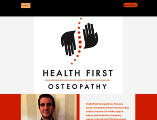 healthfirstosteopathy.co.uk screenshot