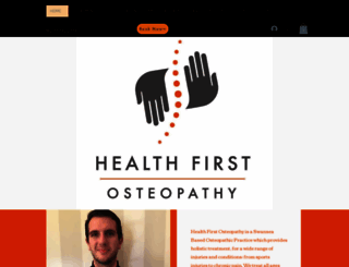 healthfirstosteopathy.co.uk screenshot