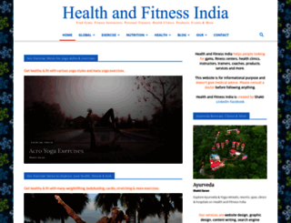 healthfitnessindia.in screenshot