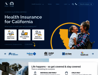 healthforcalifornia.com screenshot