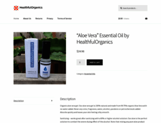 healthfulorganics.com screenshot
