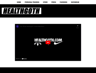 healthgoth.com screenshot