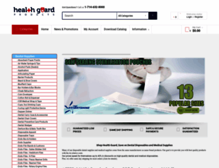healthguardproductcenter.com screenshot