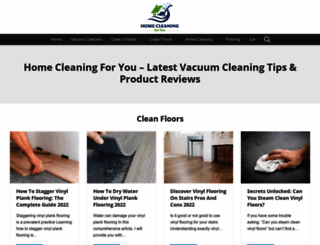 healthier-cleaning-products.com screenshot