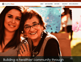 healthierhere.org screenshot