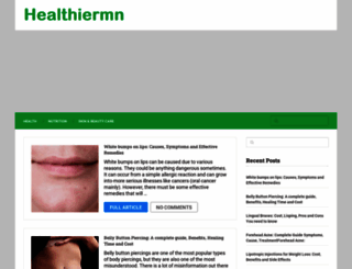 healthiermn.com screenshot