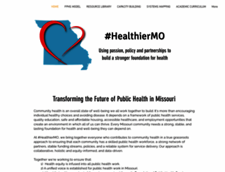 healthiermo.org screenshot