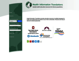 healthinfotranslations.com screenshot
