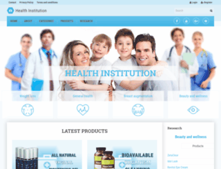 healthinstitution.com screenshot