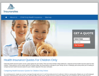 healthinsurancequotesforchildrenonly.com screenshot