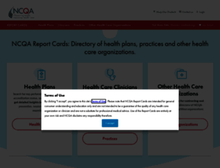 healthinsuranceratings.ncqa.org screenshot