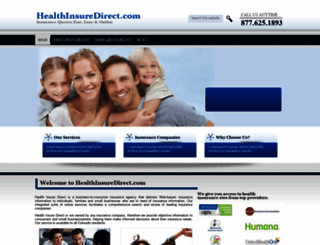 healthinsuredirect.com screenshot