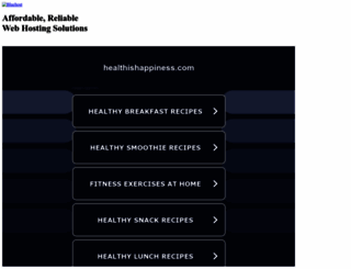healthishappiness.com screenshot