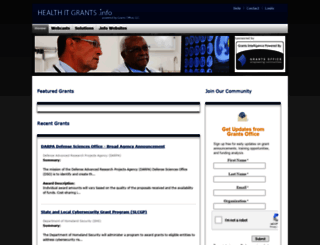 healthitgrants.info screenshot