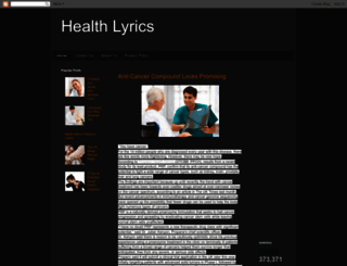 healthlyrics.blogspot.ae screenshot