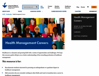 healthmanagementcareers.org screenshot