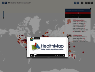 healthmap.org screenshot