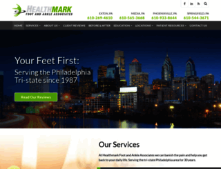 healthmarkfootandankle.com screenshot