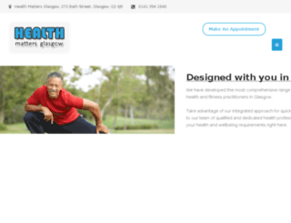 healthmattersglasgow.co.uk screenshot