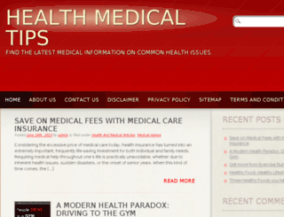 healthmedicaltips.com screenshot