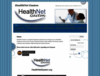 healthnetgaston.org screenshot