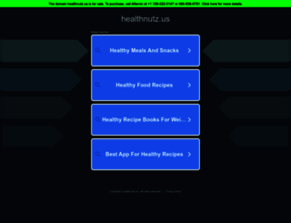 healthnutz.us screenshot
