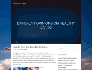 healthonweb.org screenshot