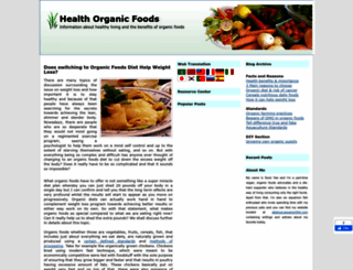 healthorganicfoods.com screenshot