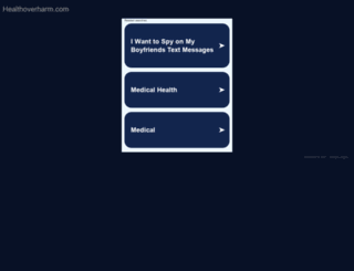 healthoverharm.com screenshot