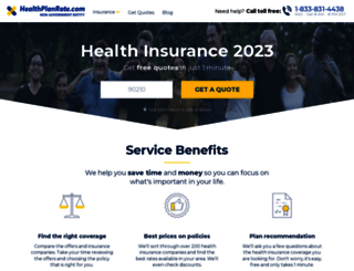 healthplanrate.com screenshot