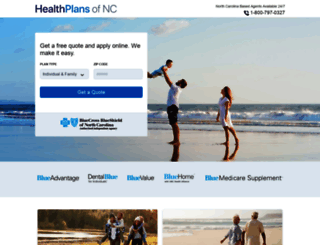 healthplansofnc.com screenshot